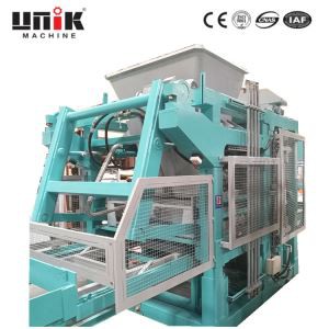 अटो फिडरको साथ कंक्रीट ब्लक बनाउने मेसिन